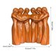 thumbnail image 5 of Figura de la amistad entre hermanas, estatua de la amistad femenina, escultura para dos, tres, cuatro, cinco o seis hermanas, amigas, mejores amigas, regalos de cumpleaños y Navidad., 5 of 8