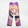 thumbnail image 6 of My Hero Academia Himiko Toga Pajamas Pants 3D Printing Wide Leg PJ Pant Loungewear Casual Comfy Sleepwear Lounge Pants for Men Women2XL, 6 of 9