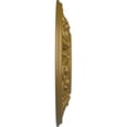 thumbnail image 4 of Ekena Millwork 18"OD x 3 1/2"ID x 1"P Valletta Ceiling Medallion (Fits Canopies up to 3 1/2"), Hand-Painted Gold, 4 of 6