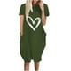 thumbnail image 1 of WILLBEST Vestido Casual Con Estampado Floral Para Mujer, Vestido Casual De Verano, Cómodo Y Elegante Para Uso Diario., 1 of 3