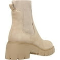 thumbnail image 4 of Dellytop Womens Lug Sole Platform Elastic Slip On Casual Chunky Block Heel Ankle Boots, 4 of 5