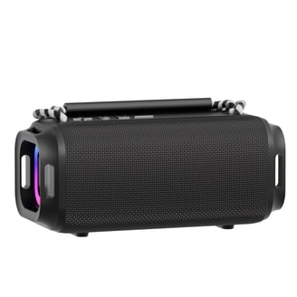 JVC True Wireless Stereo Portable Bluetooth Speaker, Black, SPS