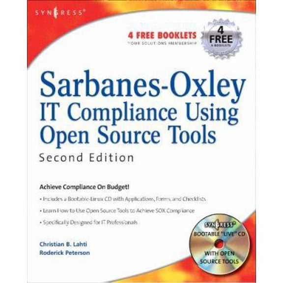 Pre-Owned Sarbanes-Oxley IT Compliance Using Open Source Tools (Paperback) 1597492167 9781597492164
