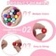 thumbnail image 3 of Uxcell 60 Pcs Cuentas de Silicona, Cuentas Redondas Focales de 9mm Color Caramelo a Granel para Llaveros Pulseras Collares Bolígrafos Suministros de Manualidades DIY, Rosa Mate, 3 of 7