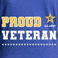 thumbnail image 3 of CafePress - Proud Veteran White And Gold T Shirt - Womens Football Shirt, 3 of 4