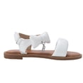 thumbnail image 4 of bebe Girl's Sandals – Cute Fashion Flat Sandals and Summer Shoes with Ankle Strap (Toddler-Little Kid-Big Kid), 4 of 11