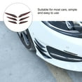 thumbnail image 3 of unbranded 1Jgo Protector De Delantera Negro Con Aletas Splitter Para Auto Material Resistente, 3 of 8