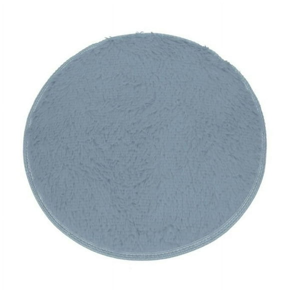 CQCYD Tapis de Bain Rond, Tapis de Douche Antidérapant, Tapis de Sol en Molleton Corail Doux pour Salle de Bain et Chambre, Déco de Cuisine et Buanderie Antidérapante, Diamètre de 15,7 Pouces