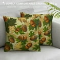 thumbnail image 3 of Chilfamy  Autumn Fall Acorns Throw Pillow Covers for Farmhouse Green Cute Throw Pillows Fall Decor Short Plush Cushion,Autumn Fall Acorns Green，Multi-Size, 3 of 5