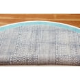 thumbnail image 5 of Casavani Handmade Round Cotton Area Rugs For Bedroom Decor, Sky Blue 3x3 feet, 5 of 5