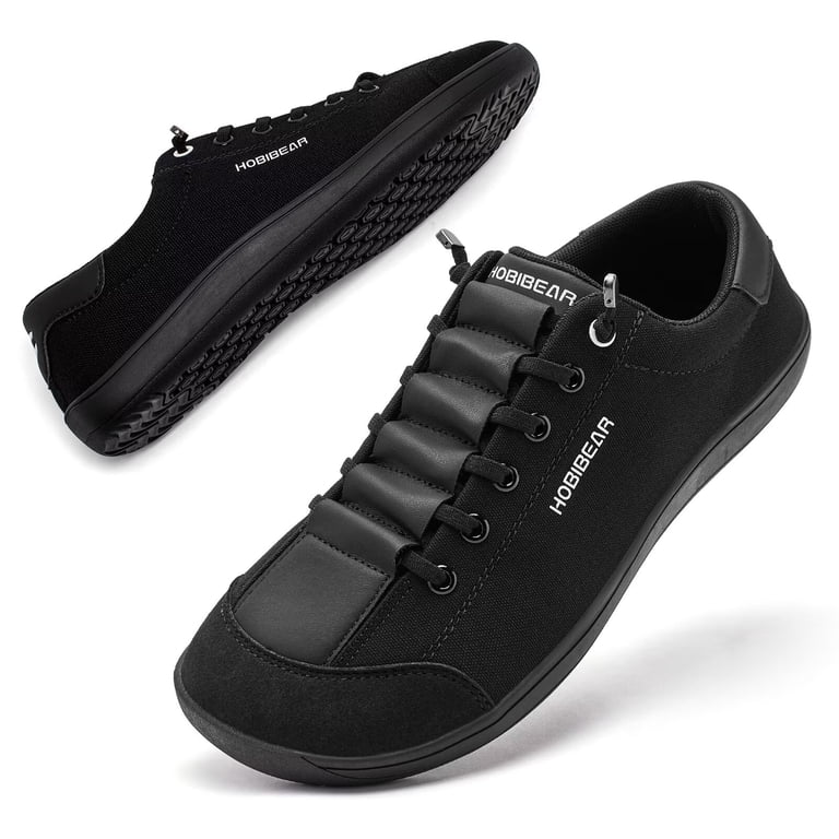 HOBIBEAR Barefoot Shoes For Women & Men - Wide Toe Box Zero Drop Slip-On Sneakers For Walking & Training