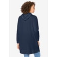 thumbnail image 2 of Woman Within Plus Size Longer-Length Hoodie Sweatshirt., 2 of 6