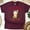 Maroon, variant on St. Nick’s Coffee Club Shirt | Festive Gingerbread Latte Christmas Tee, CarolinaBlue, Size S