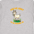 thumbnail image 4 of Inktastic Funny Goat Kid Joke Boys or Girls Long Sleeve Toddler T-Shirt, 4 of 5
