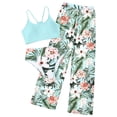 thumbnail image 2 of Toddler Swimsuit Girl Girls Swimsuit 3 Piece Bathing Suits Summer Bikini Tankini Sets with Cover Up Skirt for 4-12 Years, 2 of 6