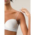 thumbnail image 4 of INSPIRE CHIC Soutien-Gorge Invisible Ajustable pour Femme Couleur Unie Transparent Bretelles d'Épaule Transparent-2, 4 of 4