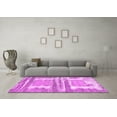 thumbnail image 3 of Ahgly Company Indoor Round Oriental Pink Industrial Area Rugs, 7' Round, 3 of 4