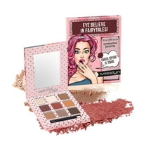 Misslyn 9 Colors Eye Believe in Fairtales Eyeshadow Palette #02 Once Upon A Time, Ultra-pigmented Shimmer & Matte Shades Eye Shadows Makeup with Double-Ended Makeup Brush