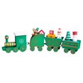 thumbnail image 1 of Wosthever tren de de Navidad, decoración de madera, regalos creativos para niños, fiesta temática de Navidad para el hogar, Kits de decoración para fiestas verde, 1 of 6