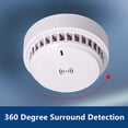 thumbnail image 4 of Smoke Alarm Detector, Home Fire Safety Sensor Alert, 4 of 8