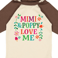thumbnail image 4 of Inktastic Mimi and Poppy Love Me Granddaughter Girls Long Sleeve Baby Bodysuit, 4 of 5
