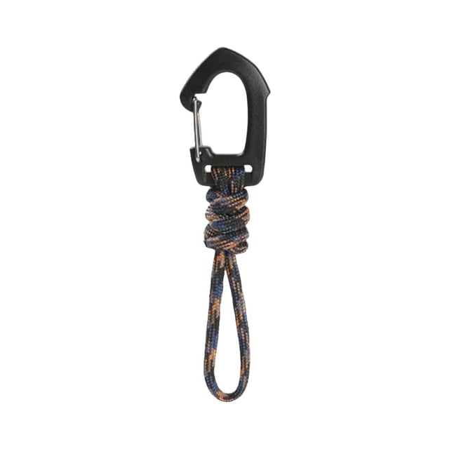 Clip de gancho de cordón trenzado de cuerda de paraguas de 7 hilos para hombres/mujeres (camuflaje de hombre corto)