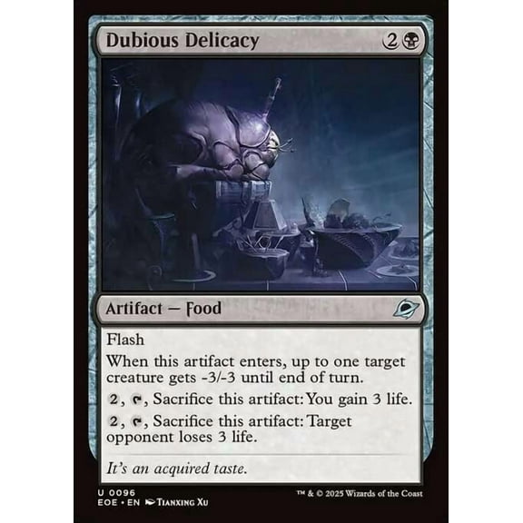 MtG Edge of Eternities Uncommon Dubious Delicacy #96