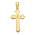 thumbnail image 5 of Auriga Fine Jewelry 14K Yellow Gold Passion Cross Pendant for Women (L-30mm, W-15mm), 5 of 6