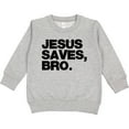 thumbnail image 2 of Inktastic Jesus Saves, Bro. Toddler Sweatshirt, 2 of 4