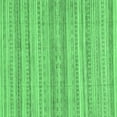 thumbnail image 1 of Ahgly Company Indoor Square Abstract Emerald Green Modern Area Rugs, 6' Square, 1 of 4