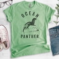 thumbnail image 2 of Ocean Panther Seal Shirt, Unisex Women's Men's Shirt, Seal Shirt, Funny Animal Shirt, Heather Apple Green, X-Small, 2 of 6
