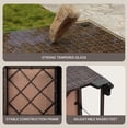 thumbnail image 4 of Patio Furniture Set on Sale, Outdoor Rattan Wicker Rocking Chair with Coffee Table for Backyard, Poolside, Porch, 4 of 8