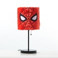 thumbnail image 4 of Marvel Spiderman Soft Plush Kids' Table Stick Lamp Light, 15", Red, Plug-In, 1-Light, 4 of 4