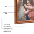 thumbnail image 3 of ArtToFrames 16" x 24" Honey Picture Frame, 16x24 inch Brown Wood Poster Frame (WOM-4093), 2 Pack, 3 of 7