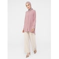 thumbnail image 3 of Dusty Rose - Crew neck - Tunic - Refka, 3 of 6