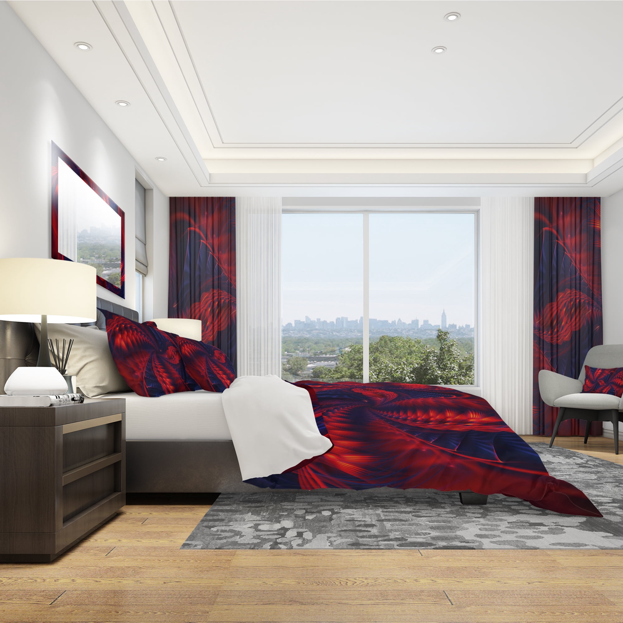 Designart 'Kaleidoscope' Modern & Contemporary Duvet Cover Set
