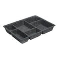 thumbnail image 2 of Organizador de cajones de fieltro, bandeja, soporte, caja de almacenamiento versátil que ahorra espacio. Gris oscuro, 2 of 9