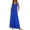 Blue, variant on Women's Summer One Piece Jumpsuits 2025 Casual Spaghetti Strap Loose Wide Leg Long Pant Rompers With Pockets