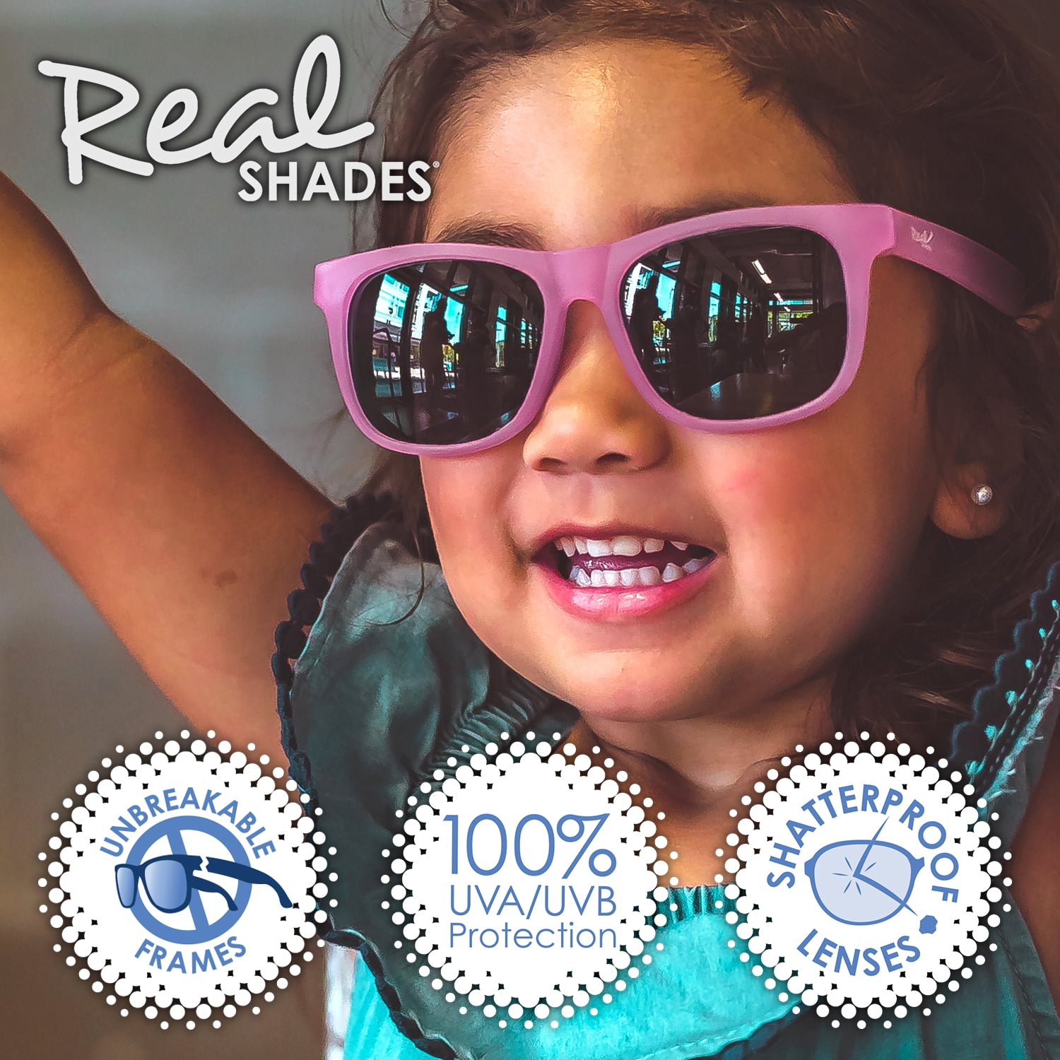 Real Shades Kids Switch Unbreakable Color Changing Kids Sunglasses Age 4+