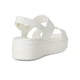 thumbnail image 5 of Sandalia Crocs Brooklyn 4U Cuña Baja Blanca Talle 4, 5 of 7