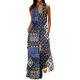 thumbnail image 1 of Elegante mujer Casual con cuello en V vestidos estampados verano sin mangas vestido de jersey OAVQHLG3B Store  lin121212, 1 of 5