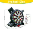 thumbnail image 3 of Relunch 10FT Giant Outdoor Inflatable Soccer Golf Darts Board w/8pcs Balls & Blower, 3 of 9