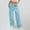 A01 Sky Blue, variant on Magroz Cargo Sweatpants for Women Baggy High Waisted Drawstring Pants with 4 Pockets Light Sweatpants Women Women’S Sweatpants