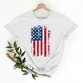 thumbnail image 2 of successthop 4th of July Tops for Women Flags Plus Size Patriotic T Shirt Holiday Shirts Crewneck Short Sleeve Clothes, 2 of 6