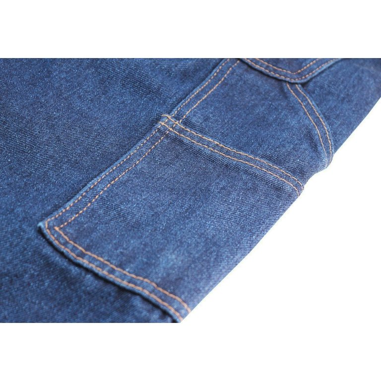 Men's Carpenter Work Jeans Hammer Loop Relaxed Fit Casual