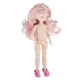 thumbnail image 3 of Adorable 28cm 22 bo articuda 1/6 chica muñeca cuerpo desnudo DIY juguete reempzos Flequillo rosa cro Zulema BJD Doll Nude Body, 3 of 8