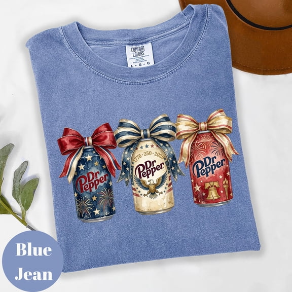 Dr Pepper 250 Years 1776–2026 Shirt, Patriotic Soda Cans Sweatshirt, Independence Day USA Celebration Gift