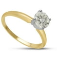 thumbnail image 2 of SuperJeweler 1 Carat Diamond Solitaire Engagement Ring in 14K Yellow Gold for Women, 2 of 5