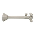 thumbnail image 5 of Westbrass Cross Handle Angle Supply Valve with 5 inch Copper Sweat Extension Tube, Polished Nickel, 5 of 6