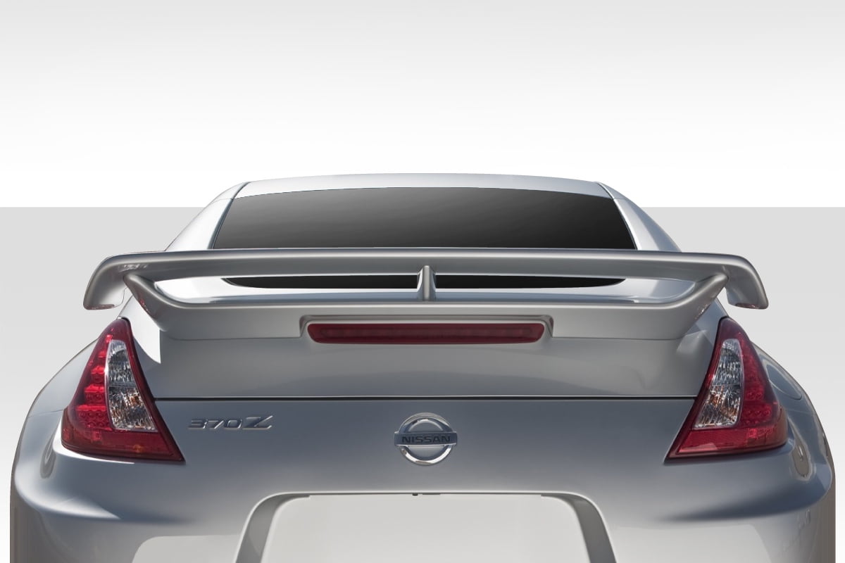 HECASA Painted White Trunk Spoiler Wing 2009-2021 Nissan 370Z Z34 Fairlady Z Nismo Style